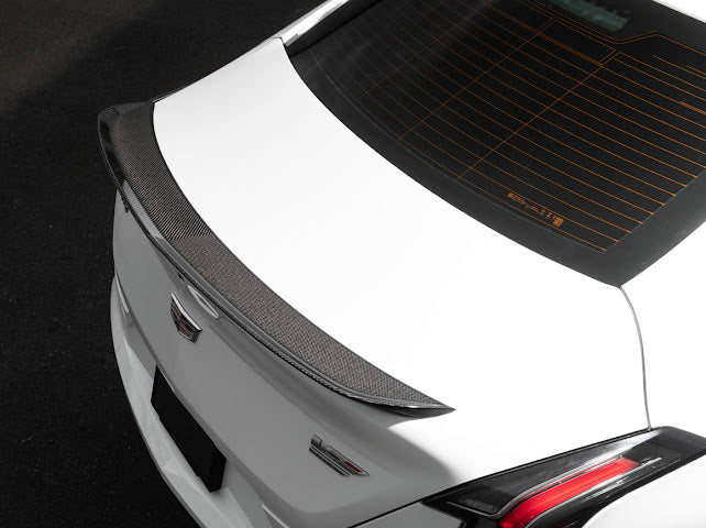 2020-2025 CADILLAC CT4, CT4 V, AND CT4-V BLACKWING | BLACKWING PACKAGE CARBON FIBER REAR WING SPOILER