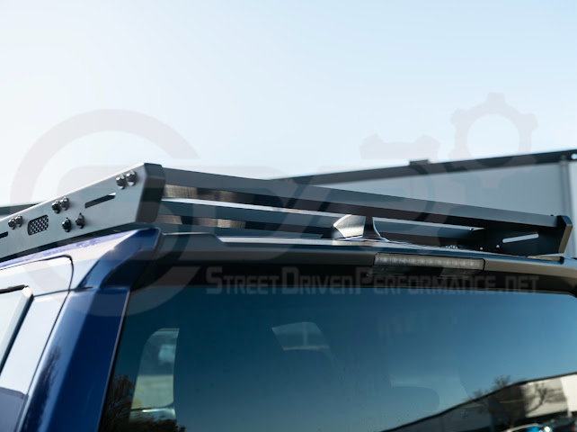 2016-2023 Toyota Tacoma | Extreme Off-Road Version 2 Carbon Steel Black Top Roof Rack Cargo Luggage Carrier