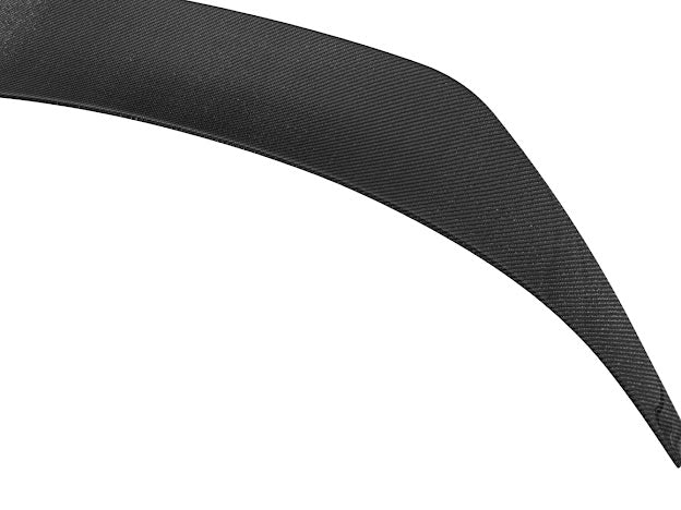 Carbon fiber rear spoiler wing for 2022-up Toyota GR86 and Subaru BRZ, JDM style, by Street Driven Performance.