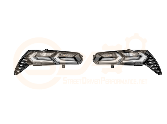 2014-2019 CORVETTE C7 SMOKE / CLEAR LENS REAR TAILLIGHT