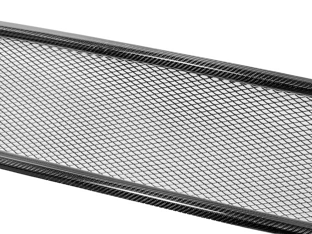 Street Driven Performance carbon fiber mesh grille vent for 2022-up Subaru WRX, sporty front bumper replacement with stylish design.