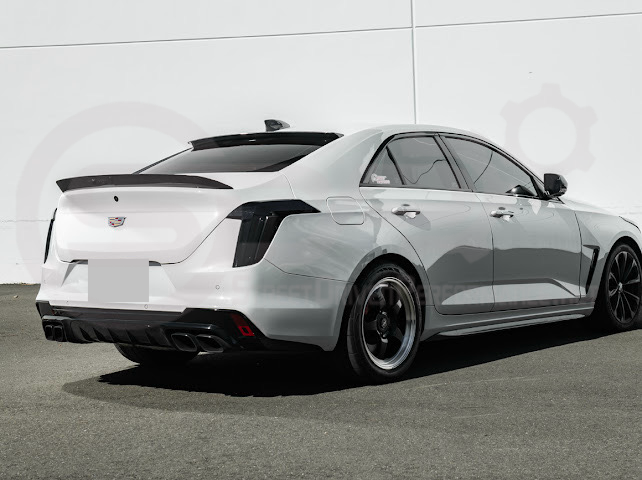 2020-Up Cadillac CT4 / CT4-V / CT4-V Blackwing | SDP Performance Style Carbon Fiber Rear Roof Top Window Spoiler Wing