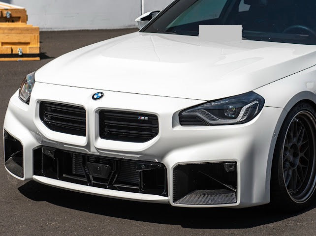 2023-Up BMW G87 M2 | M-Performance Style Carbon Fiber Front Side Duct Vents Replacement (Pair)