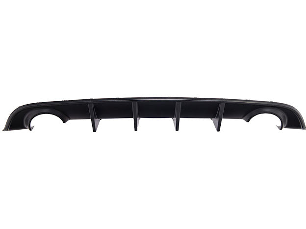 2015+ Dodge Charger SRT Style GLOSSY BLACK Rear Bumper Dual Exhaust Diffuser