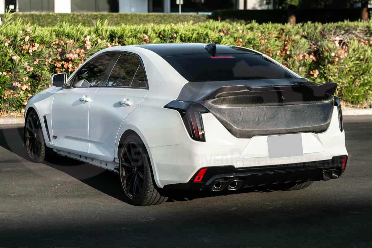 2021-UP CADILLAC CT4, CT4 V, AND CT4-V BLACKWING | BLACKWING STYLE REAR TRUNK LID WITH INTEGRATED SPOILER