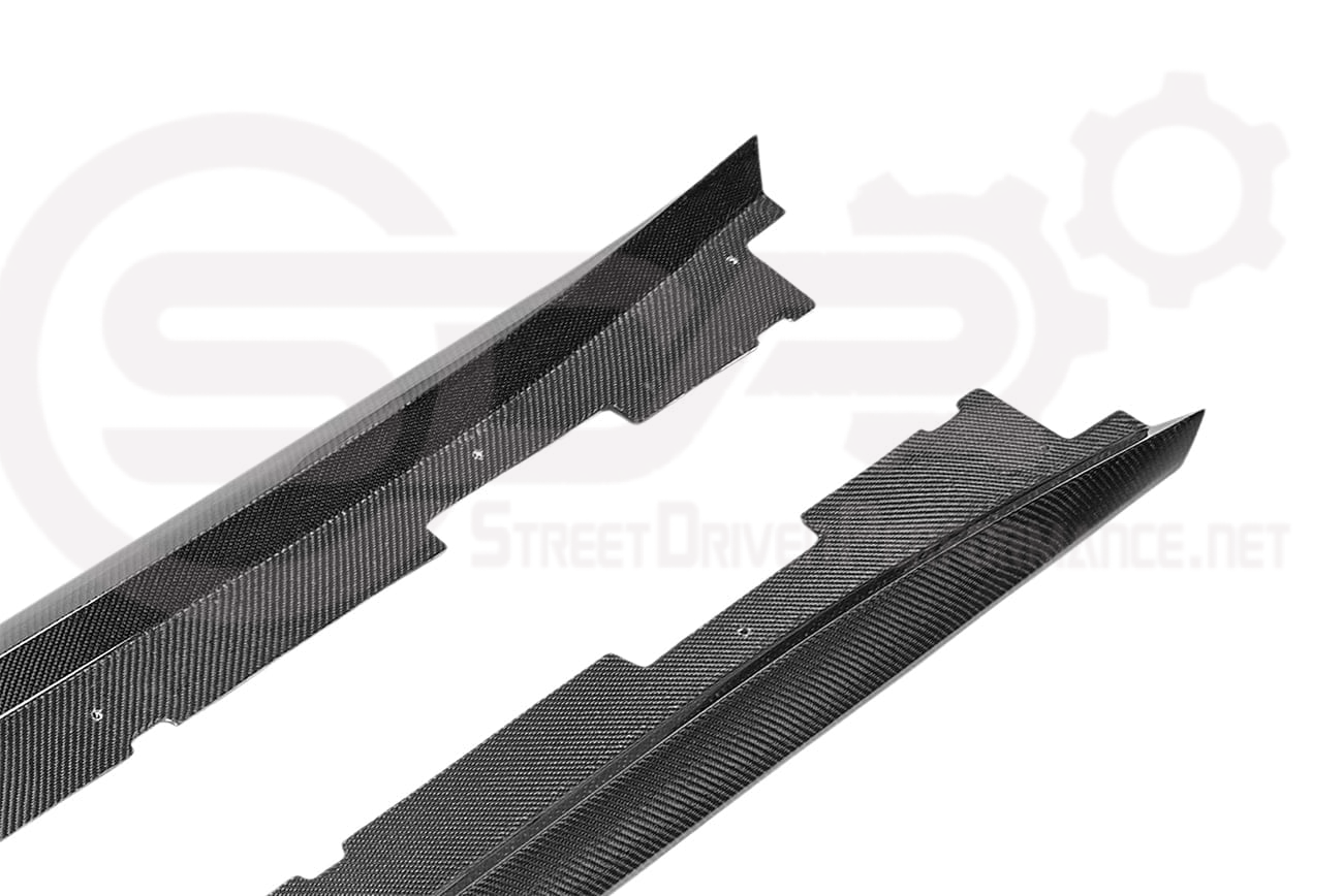 2016-2019 Cadillac CTS-V V3 - Factory Style Carbon Fiber Side Skirts Rocker Panels Ground Effects