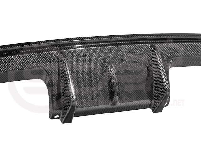 2021-PRESENT BMW G82/G83 M4 | 3D STYLE CARBON FIBER REPLACEMENT 3PCS REAR DIFFUSER APRON