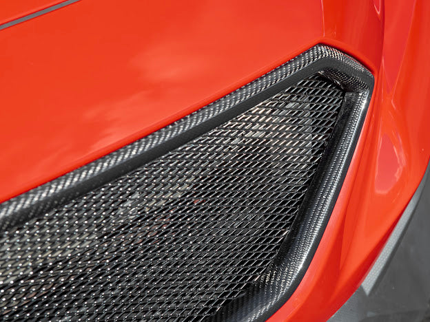 Street Driven Performance carbon fiber mesh grille vent for 2022-up Subaru WRX, sporty front grille replacement with JDM style.