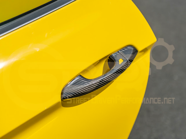 2015-2023 FORD MUSTANG S550 | CARBON FIBER OUTER DOOR HANDLE COVER SET PAIR