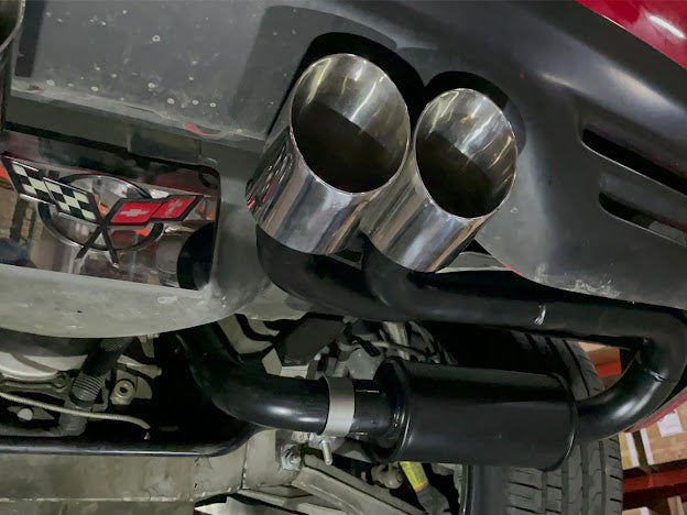 1997-2004 CORVETTE C5 MUFFLER AXLE BACK QUAD TIPS EXHAUST