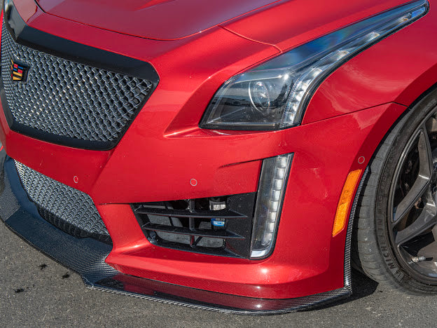 2016+ Cadillac CTS-V V3 - Front Lip Splitter Ground Effects