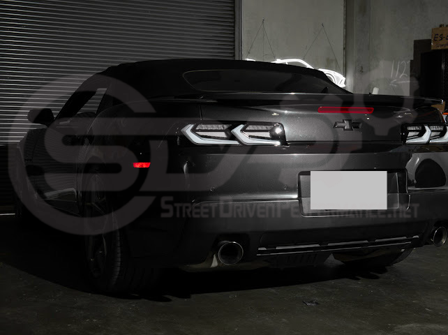 2014-2015 CHEVROLET CAMARO | GM C8 CORVETTE STYLE SEQUENTIAL SIGNAL LED REAR TAILLIGHT PAIR (CLEAR OR SMOKE TINTED LENSES)