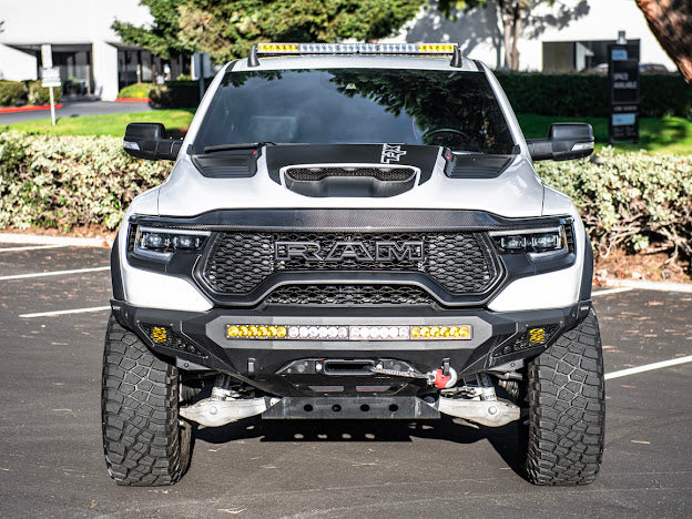 2019-UP RAM 1500 TRX CARBON FIBER FRONT AIR INTAKE HOOD SCOOP