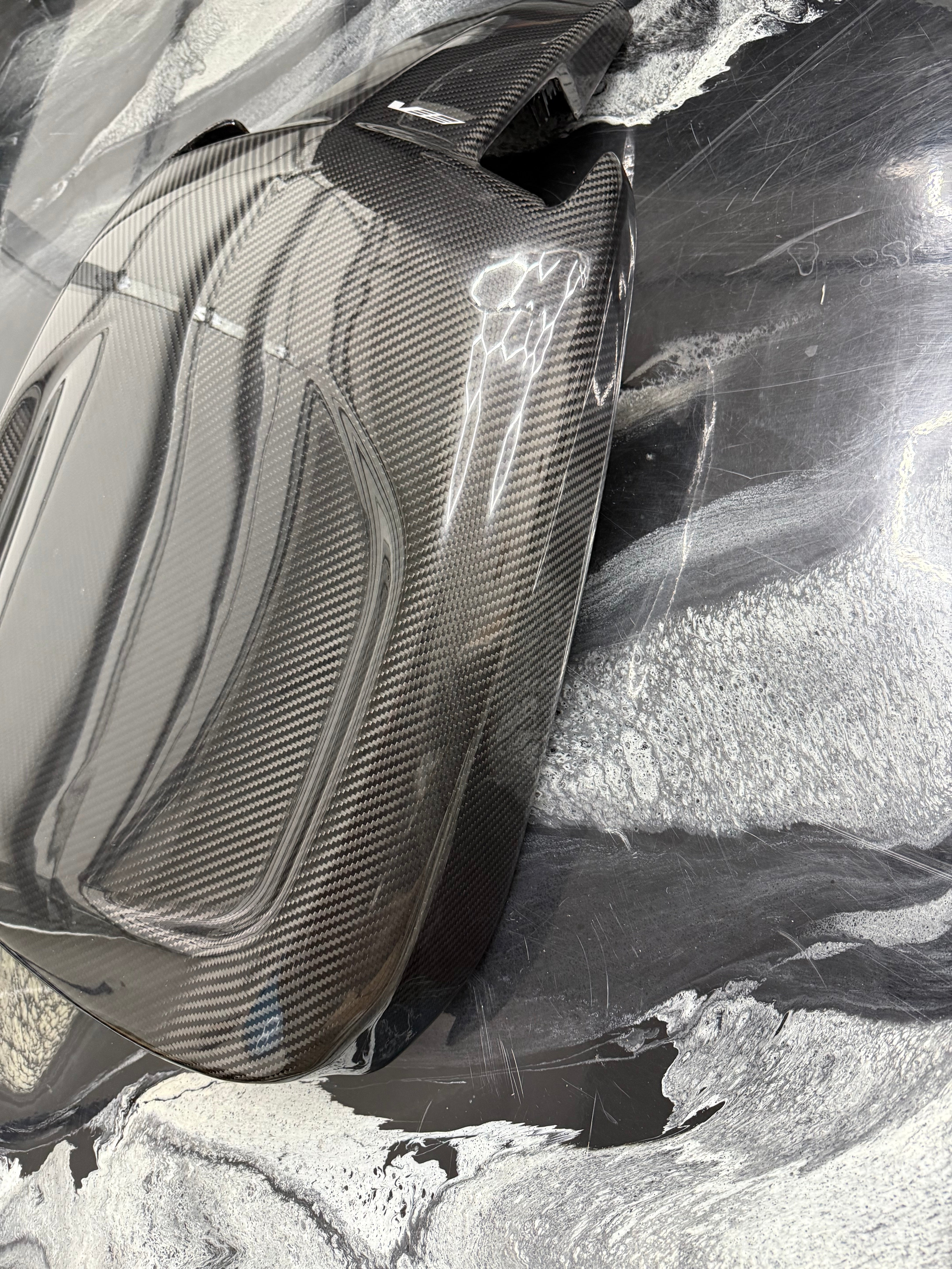 2020-Present Cadillac CT4-V / CT4-V Blackwing | CARBON FIBER Seat Back Panel Replacement Pair (Driver & Passenger)