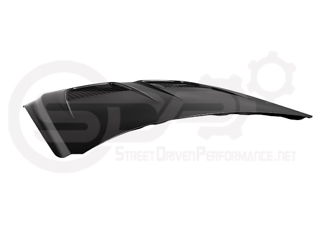 2018-2023 FORD MUSTANG S550 | GTD STYLE ALUMINUM FRONT AIR VENTED HOOD