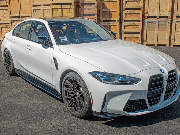 2021-Up BMW G80 M3 | M-Performance CARBON FIBER *ADD-ON* Side Skirts Extension Rocker Panel Ground Effects