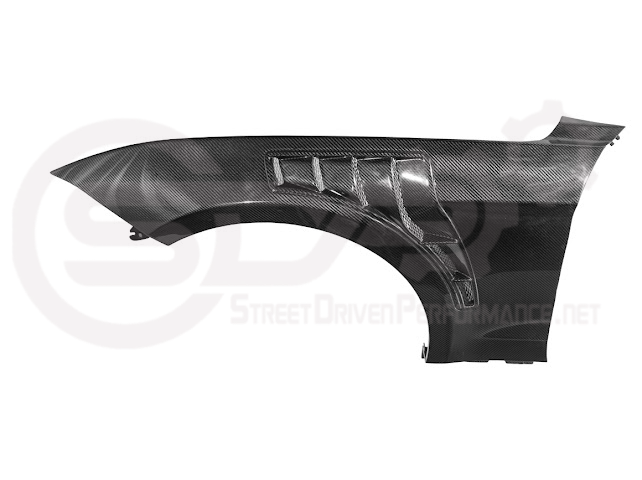 2018-2023 Ford Mustang S550 | GT500 Style Carbon Fiber Front Side Vented Fenders PAIR