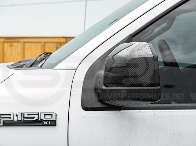 2015-2021 FORD F-150 | FACTORY STYLE CARBON FIBER SIDE MIRROR CAP COVERS