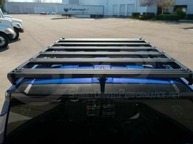 2016-2023 Toyota Tacoma | Extreme Off-Road Version 2 Carbon Steel Black Top Roof Rack Cargo Luggage Carrier