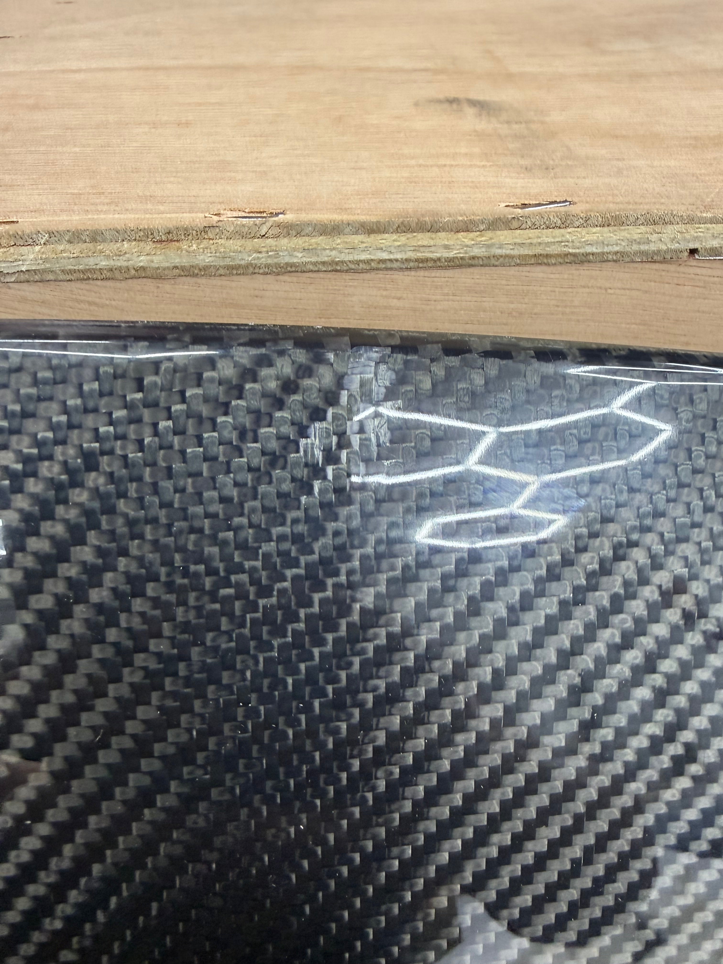 *IMPERFECTION/ DISCOUNTED* 2019-2020 Cadillac CT6  | Aggressive Style Carbon Fiber Vented Hood (All Models)