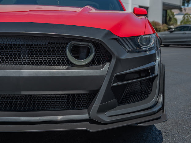 2015-17 FORD MUSTANG | GT500 CONVERSION FRONT BUMPER WITH LED GRILLE KIT