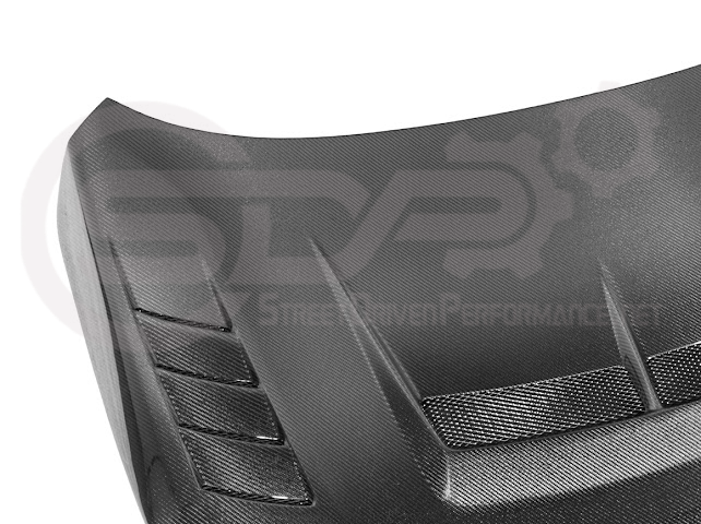 2023-UP HONDA CIVIC FL5 TYPE-R | JDM VARIS STYLE CARBON FIBER FRONT VENTED HOOD