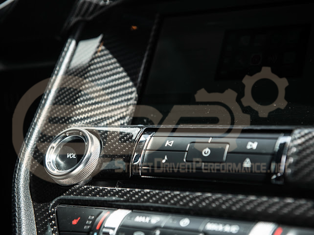 2015-2023 S550 | FORD MUSTANG CARBON FIBER CENTER CONSOLE CONTROL PANEL TRIM COVER
