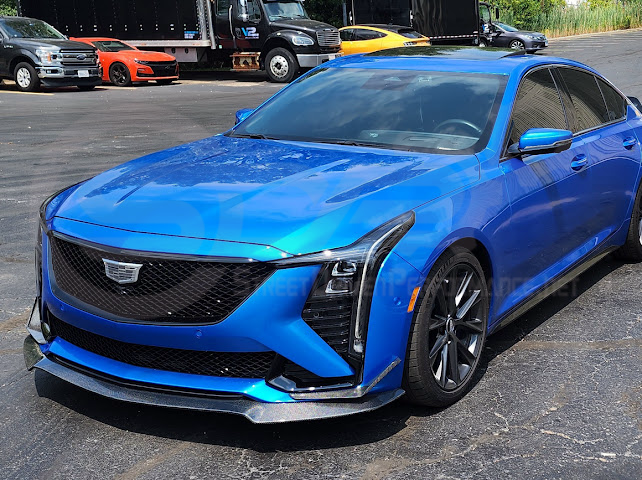 2025-Up Cadillac CT5-V | SDP Performance Package Add On Front Side Bumper Canards Pair