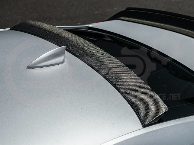 2013-2018 Cadillac ATS ATS-V Sedan | Carbon Fiber Rear Roof Top Window Spoiler Wing
