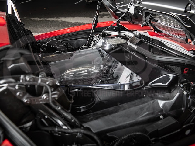 2020+ CORVETTE C8 CONVERTIBLE | HTC CARBON FIBER EXPOSED ENGINE BAY PANEL COVER REPLACEMENT