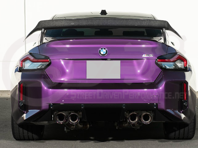 2023-UP BMW G87 M2 | M PERFORMANCE TRACK CARBON FIBER REAR HIGH WING SPOILER