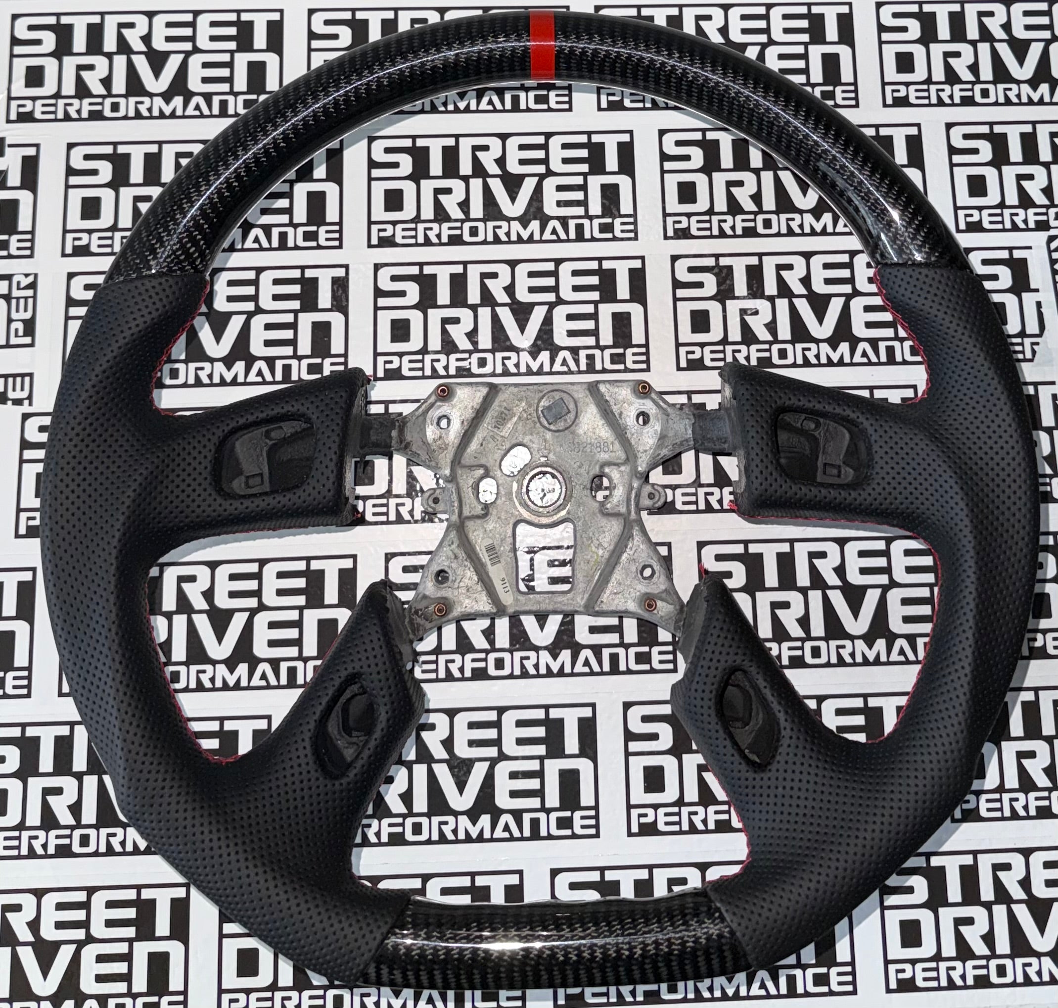 2003 - 2008 TBSS Trailblazer, Chevrolet Silverado / GMC Sierra (1500, 2500, & 3500) & H2 Hummer - Carbon Fiber / Leather Steering Wheels (IN STOCK READY TO SHIP)