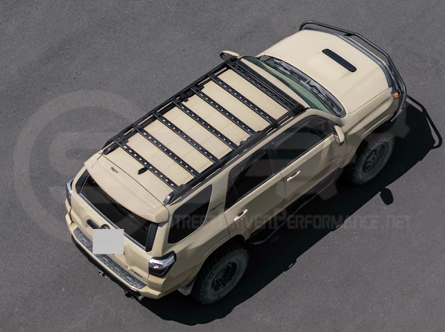2010-2024 Toyota 4Runner | Carbon Steel Black Top Roof Rack Cargo Carrier