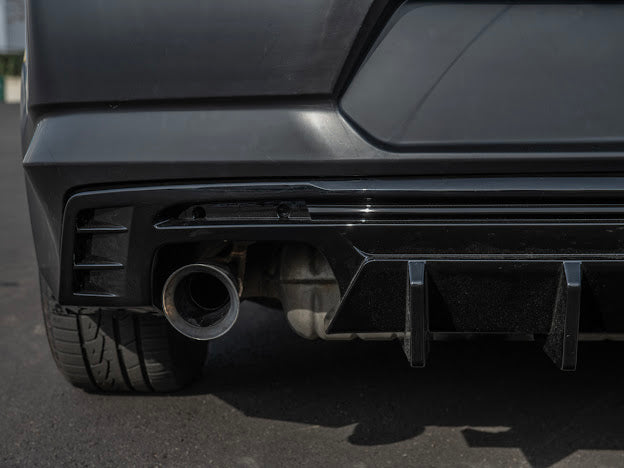 2016-Up Camaro |  Performance Track Style MATTE BLACK Rear Quad Exit Diffuser
