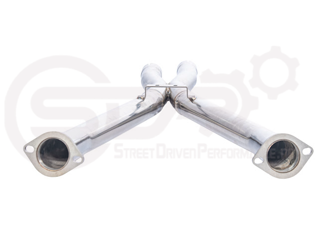 1997-2004 Chevrolet Corvette C5 | T-304 Stainless Steel 2.5" X Mid Pipe Exhaust