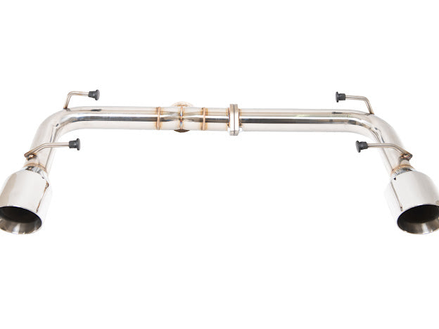 2022-PRESENT TOYOTA GR86 & SUBARU BRZ | MUFFLER DELETE AXLE BACK EXHAUST (CHOME TIPS)