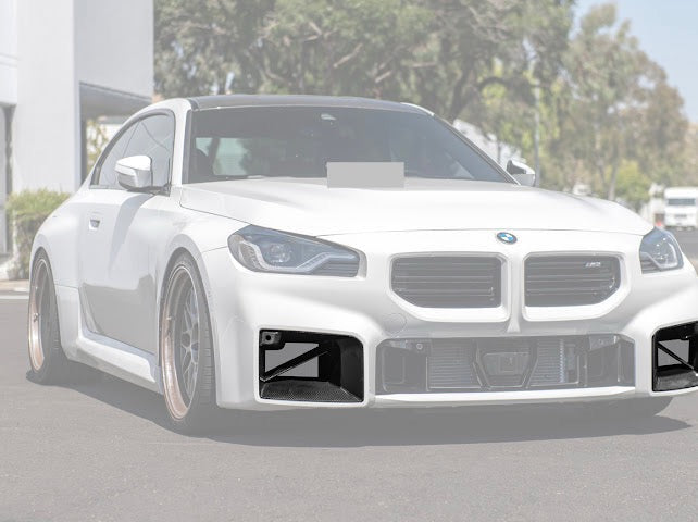 2023-Up BMW G87 M2 | M-Performance Style Carbon Fiber Front Side Duct Vents Replacement (Pair)