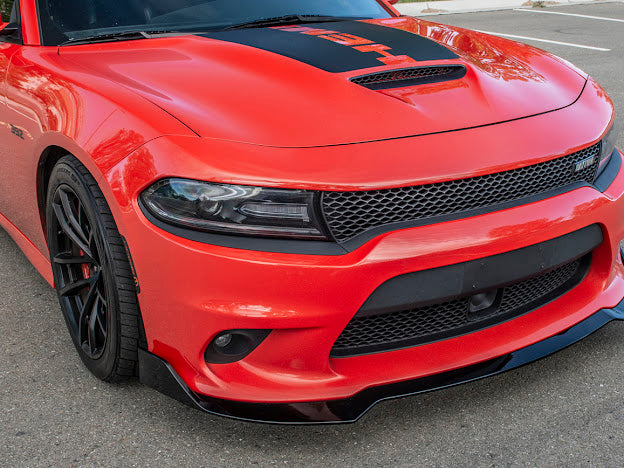 2015-UP DODGE CHARGER SRT TRACK PACKAGE FRONT SPLITTER (3pc)