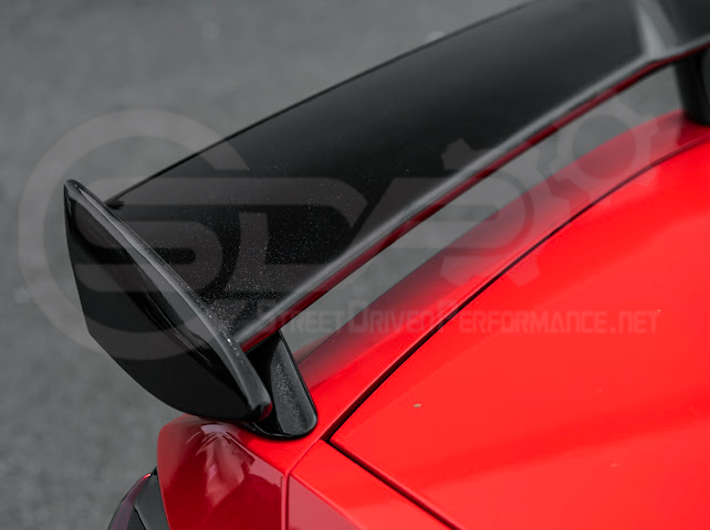 2020-Up Corvette C8 Stingray & Z51 |FaceliftedbRear Trunk High Wing Spoiler (Matte Black or Carbon Flash)