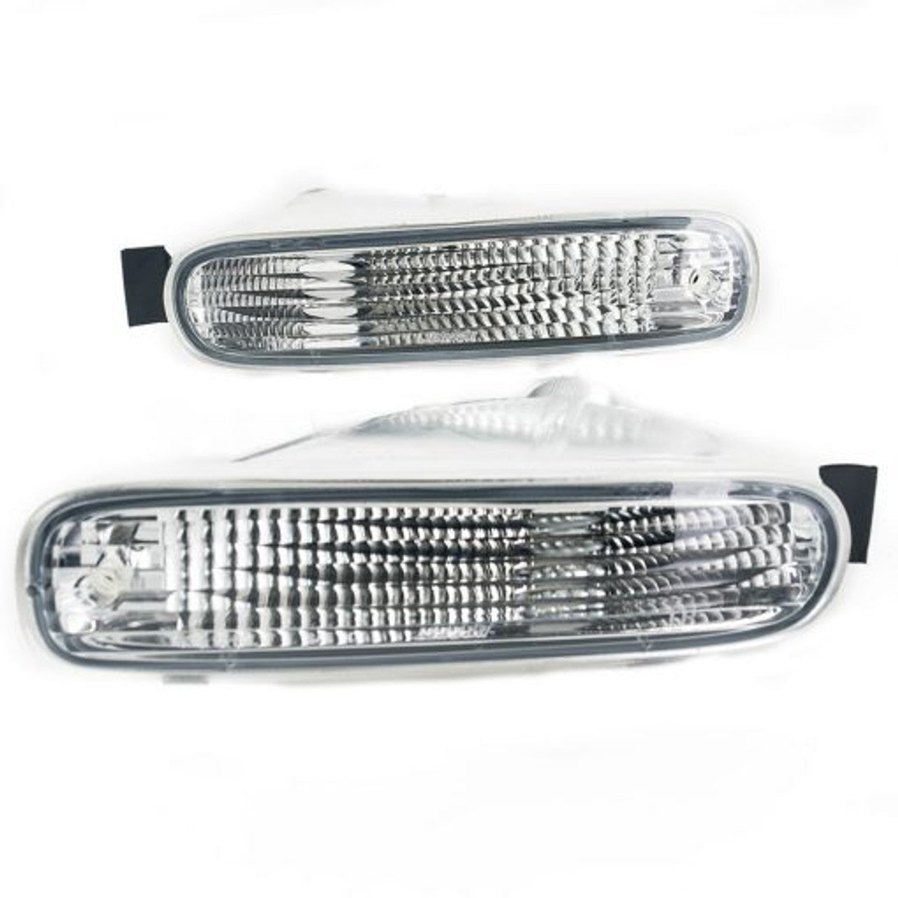 JDM 1995-1998 Nissan 240SX S14 Silvia C-I Model Clear Front Bumper Lights (Pair)
