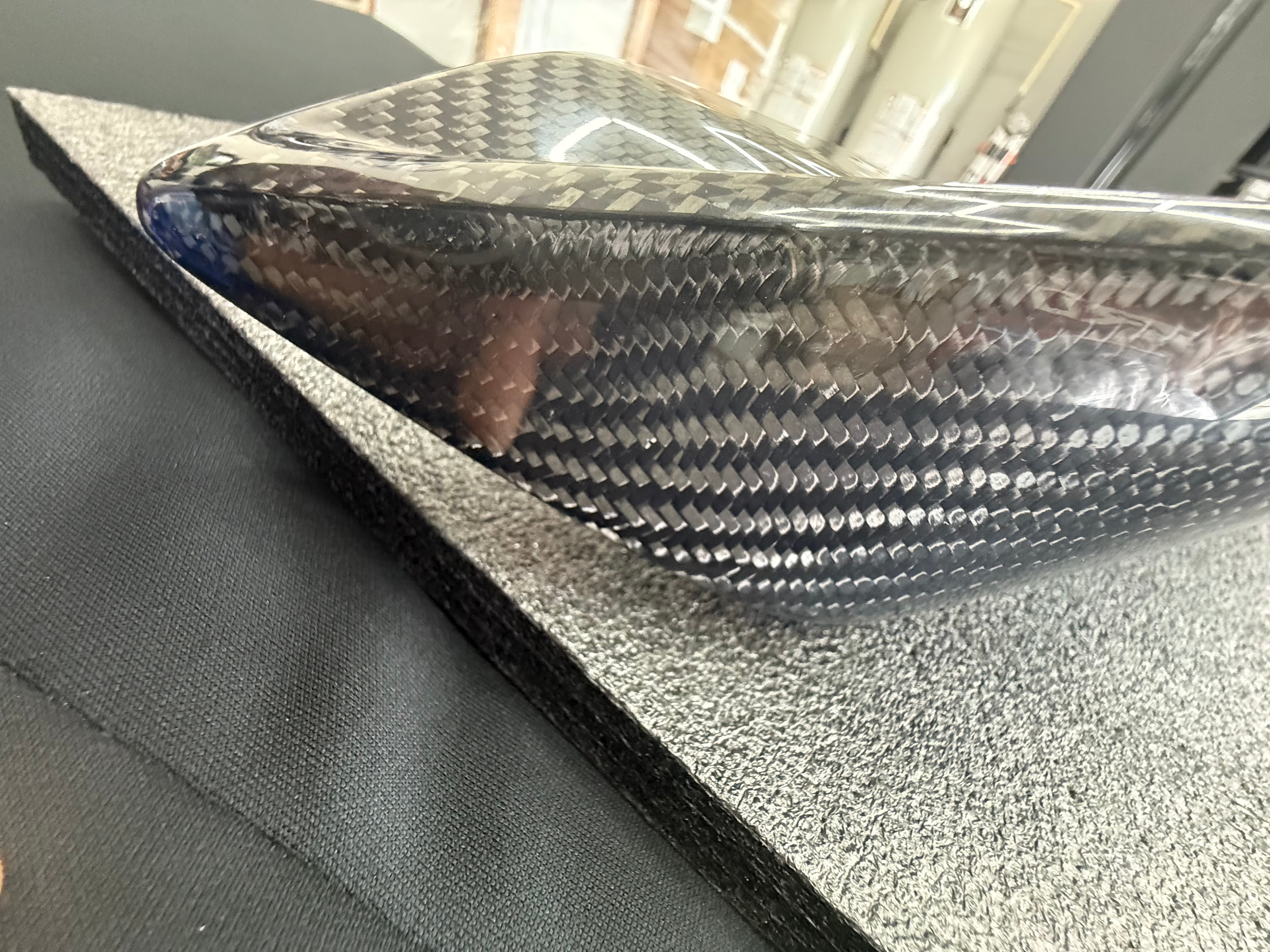 *IMPERFECTION / DISCOUNTED* 2016-2019 Cadillac CTS-V V3 - Carbon Fiber Rear Trunk Lid Spoiler Wing
