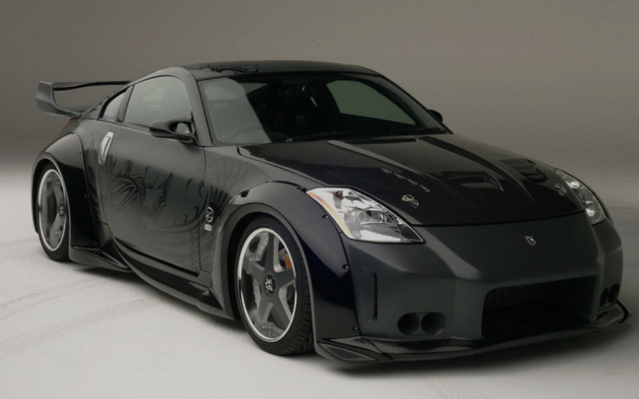VeilSide 2003-2008 Nissan 350Z Fairlady Z Z33 Ver. III Model Carbon Over Fenders (CFRP)