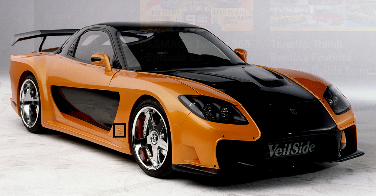 VeilSide 1993-2002 Mazda RX7 FD3S Fortune Model JDM AMBER Front Fenders Marker Light (Pair)