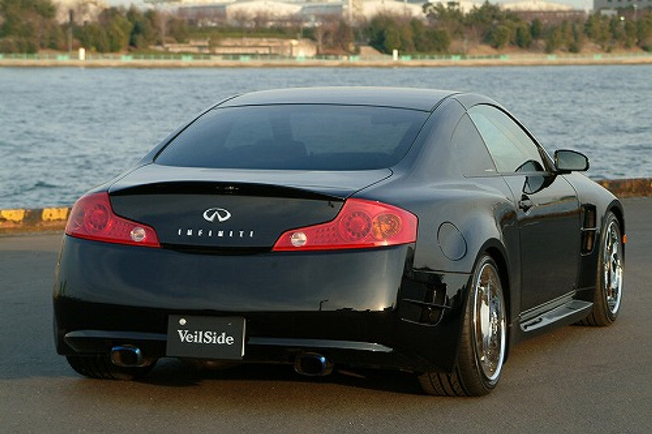 VeilSide 2003-2007 Infiniti G35 - Nissan Skyline V35 Coupe Fortune Model Carbon Rear Spoiler (CFRP)