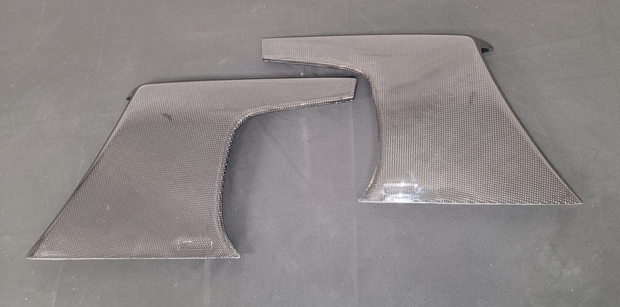 VeilSide 2009-2023 Nissan 370Z Ver. I Model FRP with CARBON Accents Side Skirts (FRP/ CFRP) Pair (Does Not Fit Nismo Model)