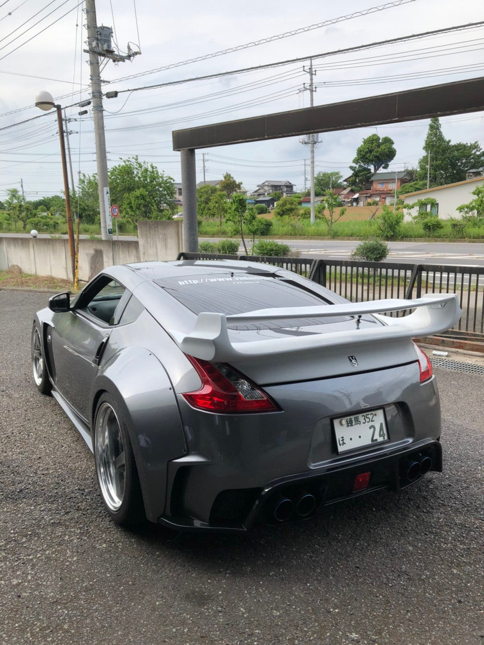 VeilSide 2009-2023 Nissan 370Z Ver. I Model Rear Over Fenders (FRP) Pair
