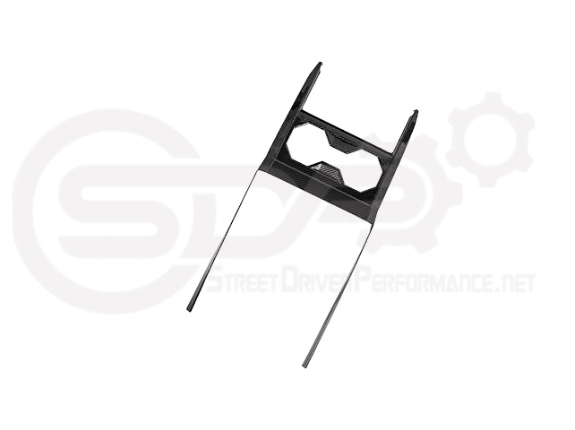 2024-Up Tesla Cybertruck | Interior DRY Carbon Fiber Center Cup Holder Trim Cover