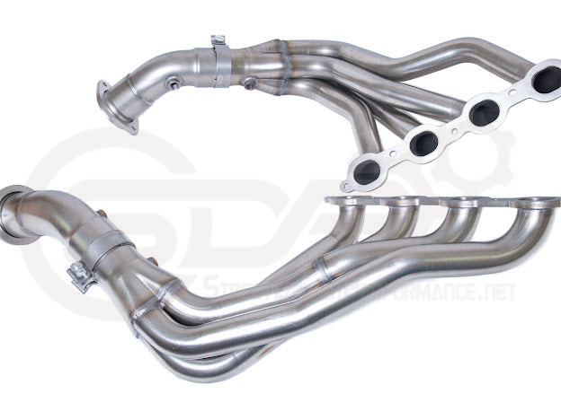 2014-2019 Chevrolet Corvette C7 - 3" Stainless Racing Double X-Pipe Exhaust & 3.0” Performance Long Tube Headers Package