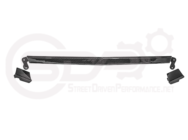2023-Up Corvette C8 Z06 | Factory Style CARBON FIBER Front Grille License Holder Tow Trim