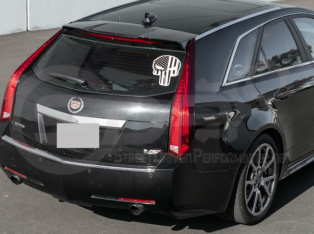 *IMPERFECTION / DISCOUNTED* 2009-2015 Cadillac CTS-V V2 Wagon - Carbon Fiber Trunk Lid Spoiler / Wing